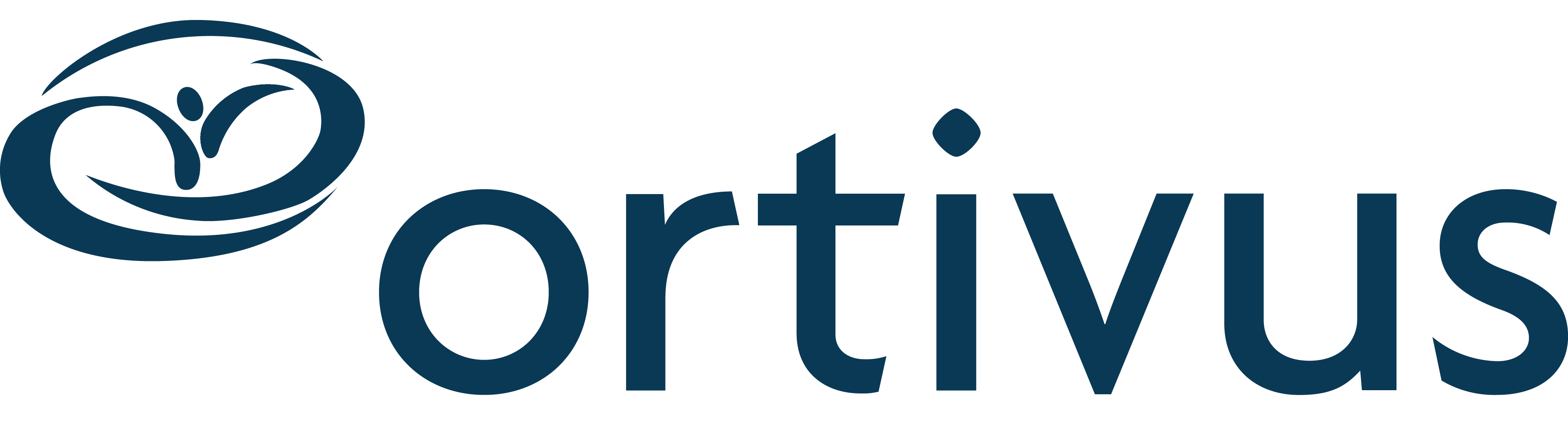 Ortivus logo blue