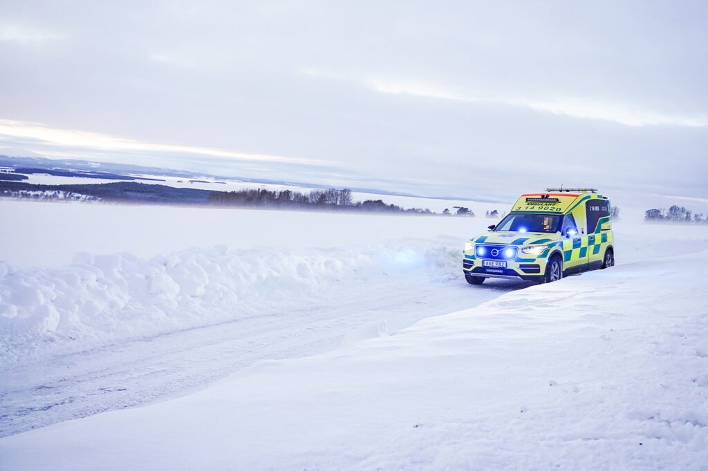 Ortivus working together with the ambulance in Sweden