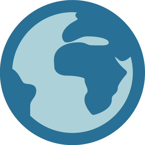 MobiMed enRoute is a navigation and case management system. It can work all over the world. This icon of the globe is representing that