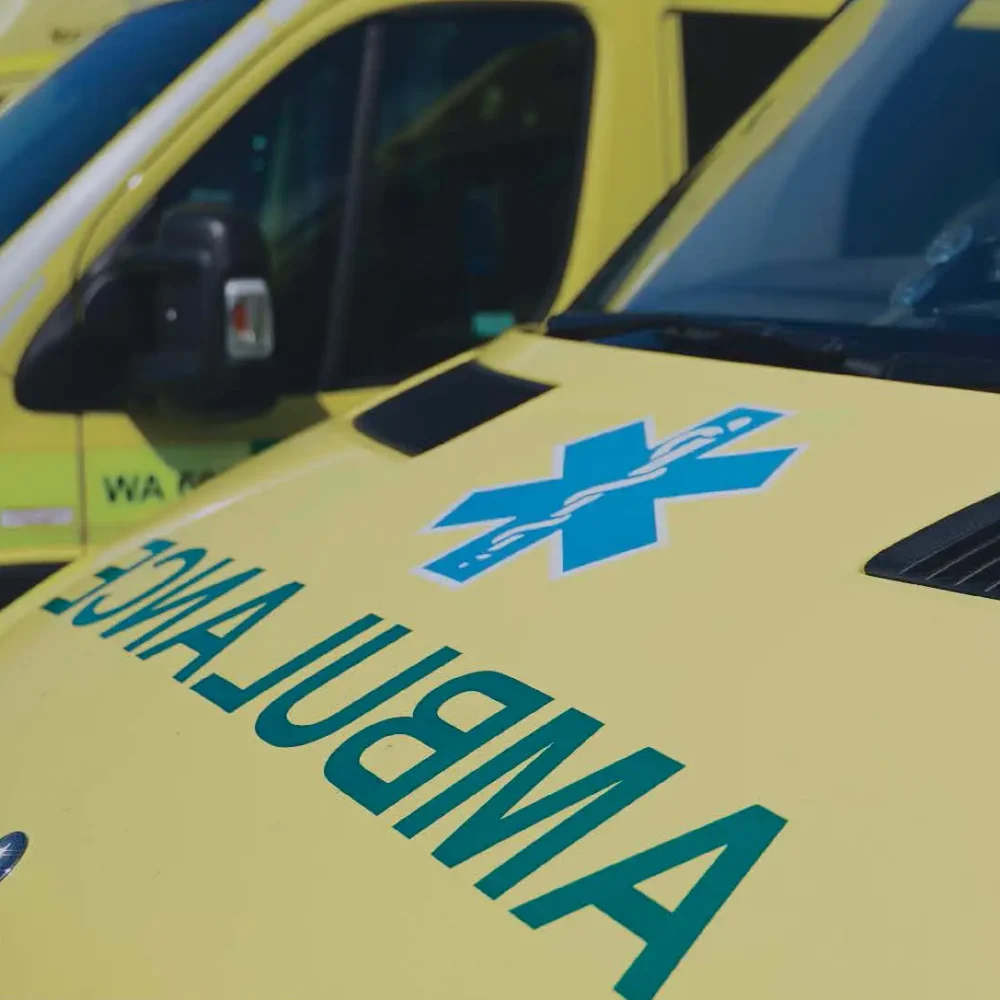 Ambulance vehicle UK NHS