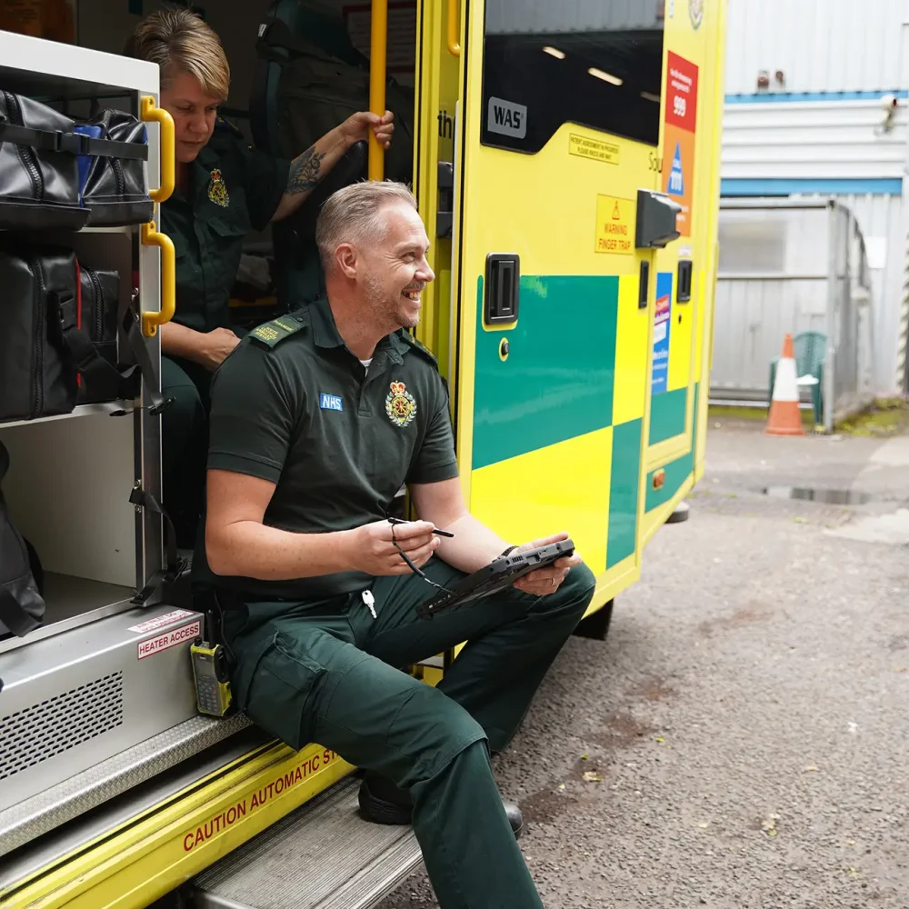 SCAS Paramedics using MobiMed ePR