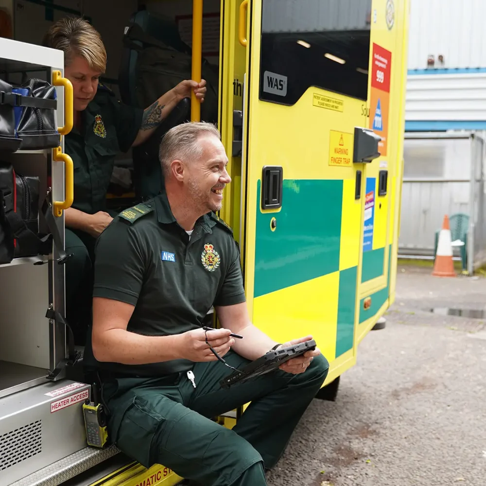 SCAS Paramedics using MobiMed ePR