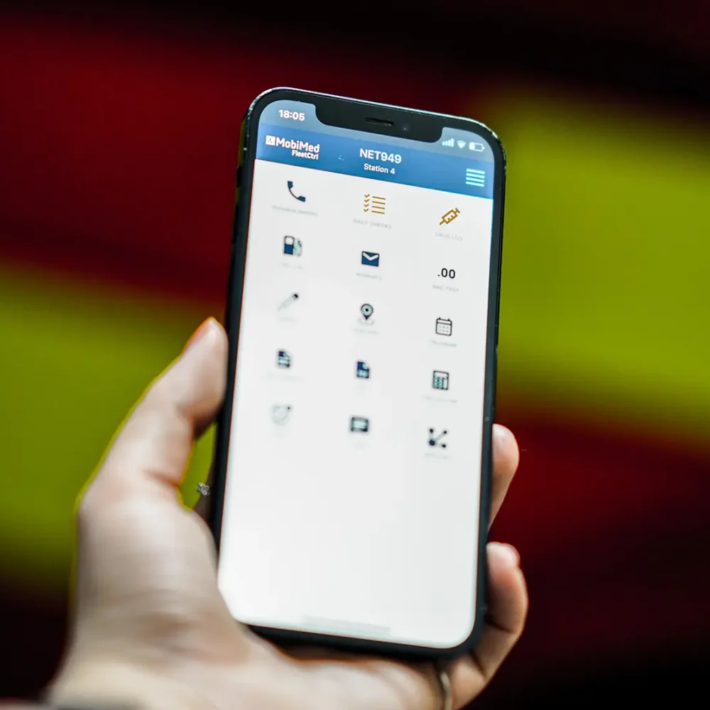 FleetCtrl mobilapplikation