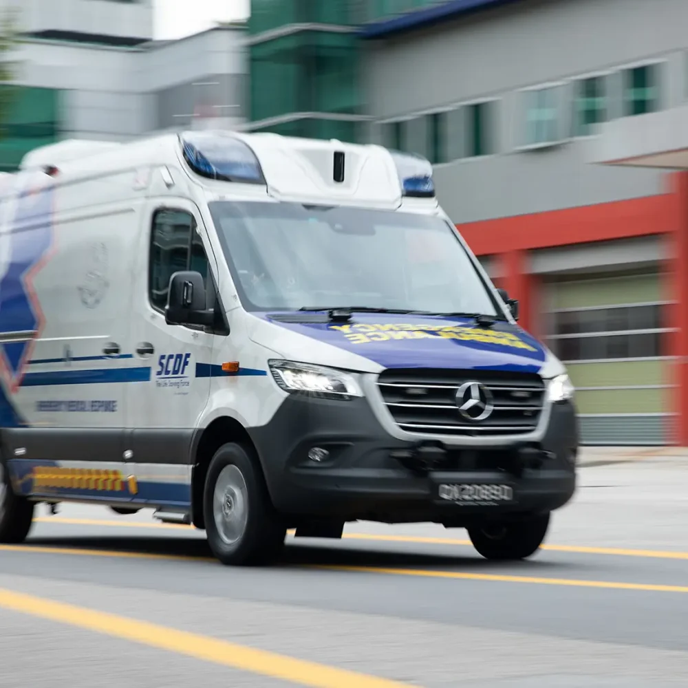 SCDF ambulance